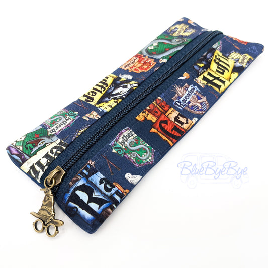 Flat Zippered Pouch for Pens, Pencils, Marker, Craft Tools and More!