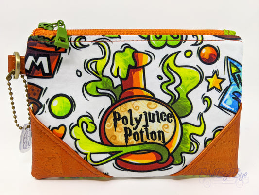 Cork and Fandom Zipper Pouch