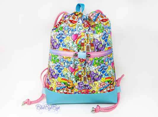 Rainbow Bears Drawstring Backpack