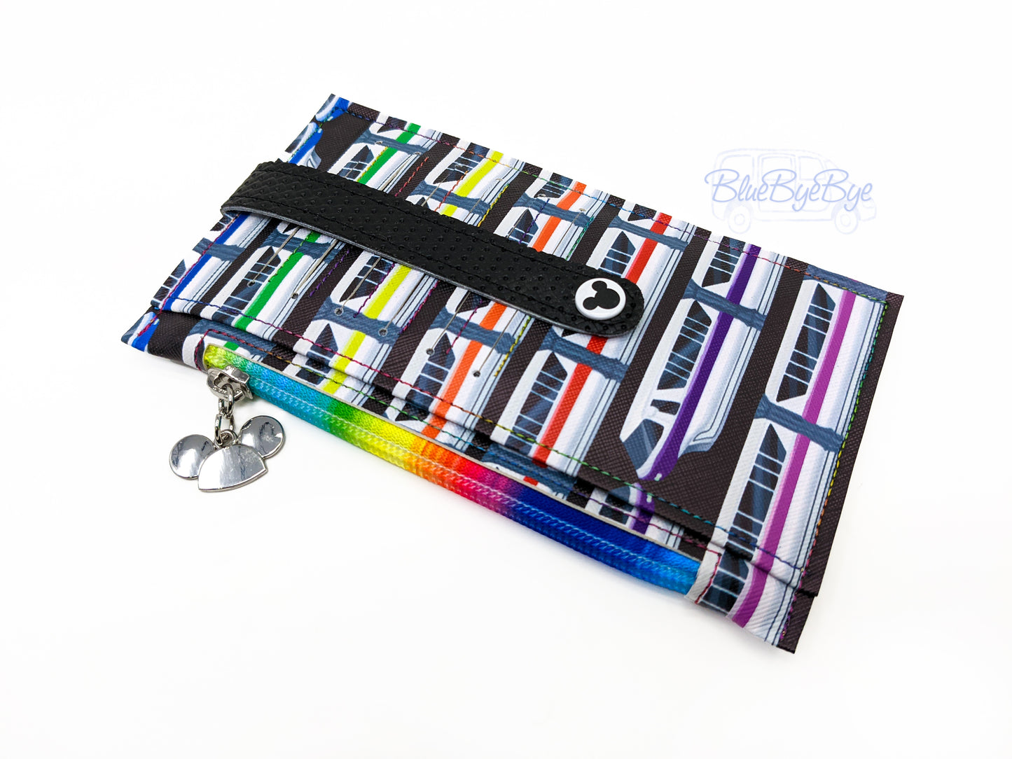 Slim Card Holder Wallet with Zipper Coin Pouch