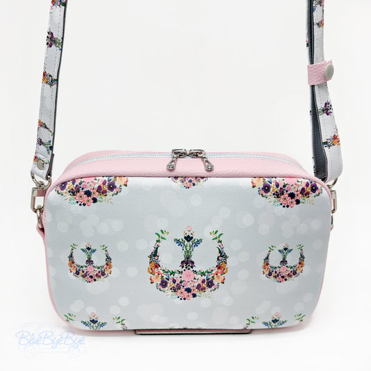Floral Rebellion Crossbody Sling Bag