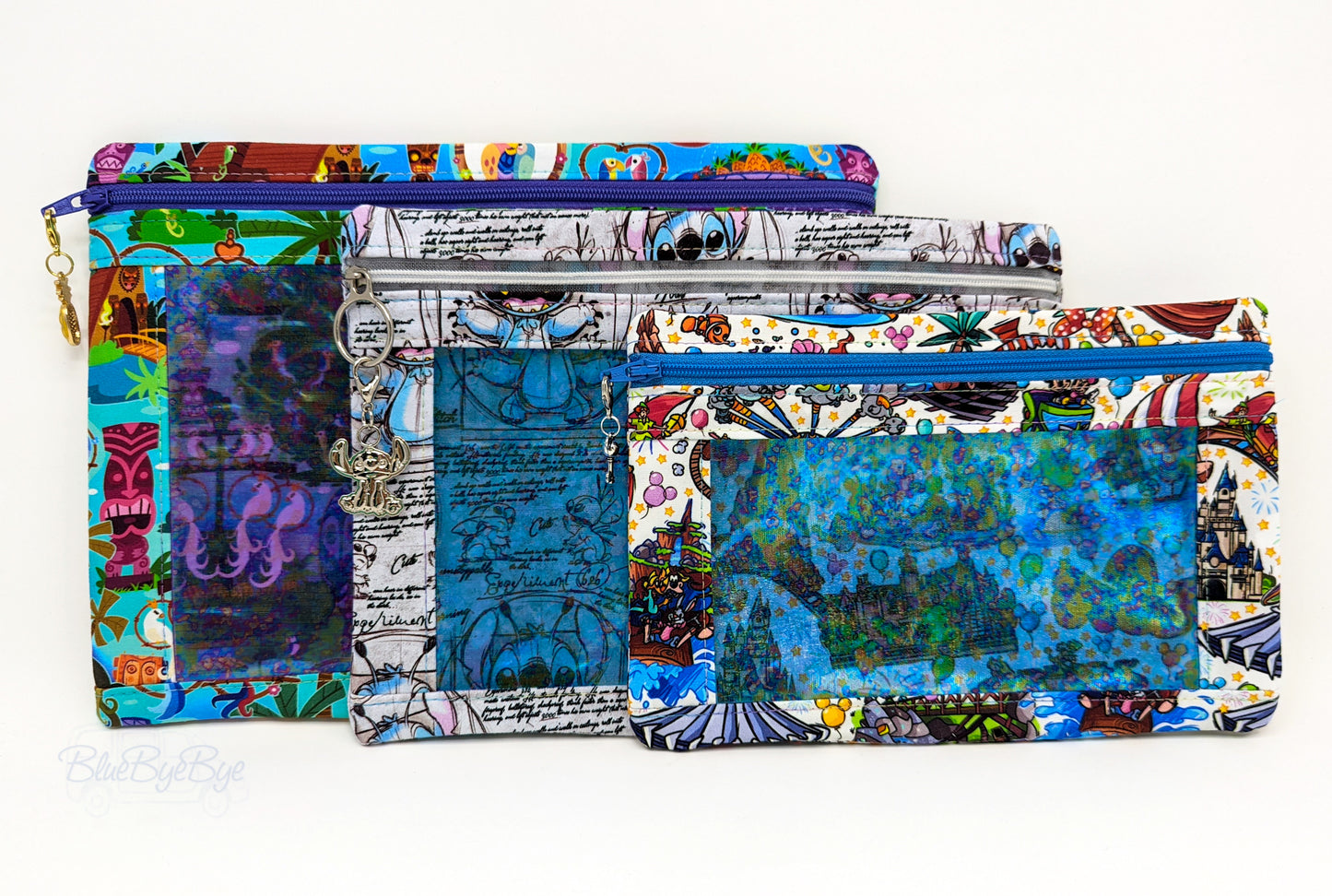Zipper Pouches for Supplies, School, Work, Crafts, & Travel