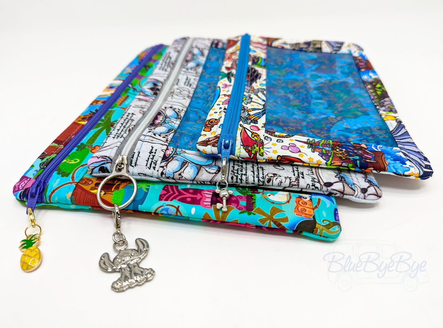 Zipper Pouches for Supplies, School, Work, Crafts, & Travel