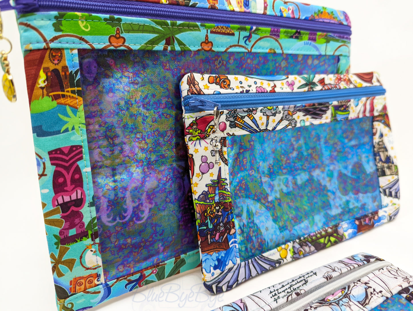 Zipper Pouches for Supplies, School, Work, Crafts, & Travel