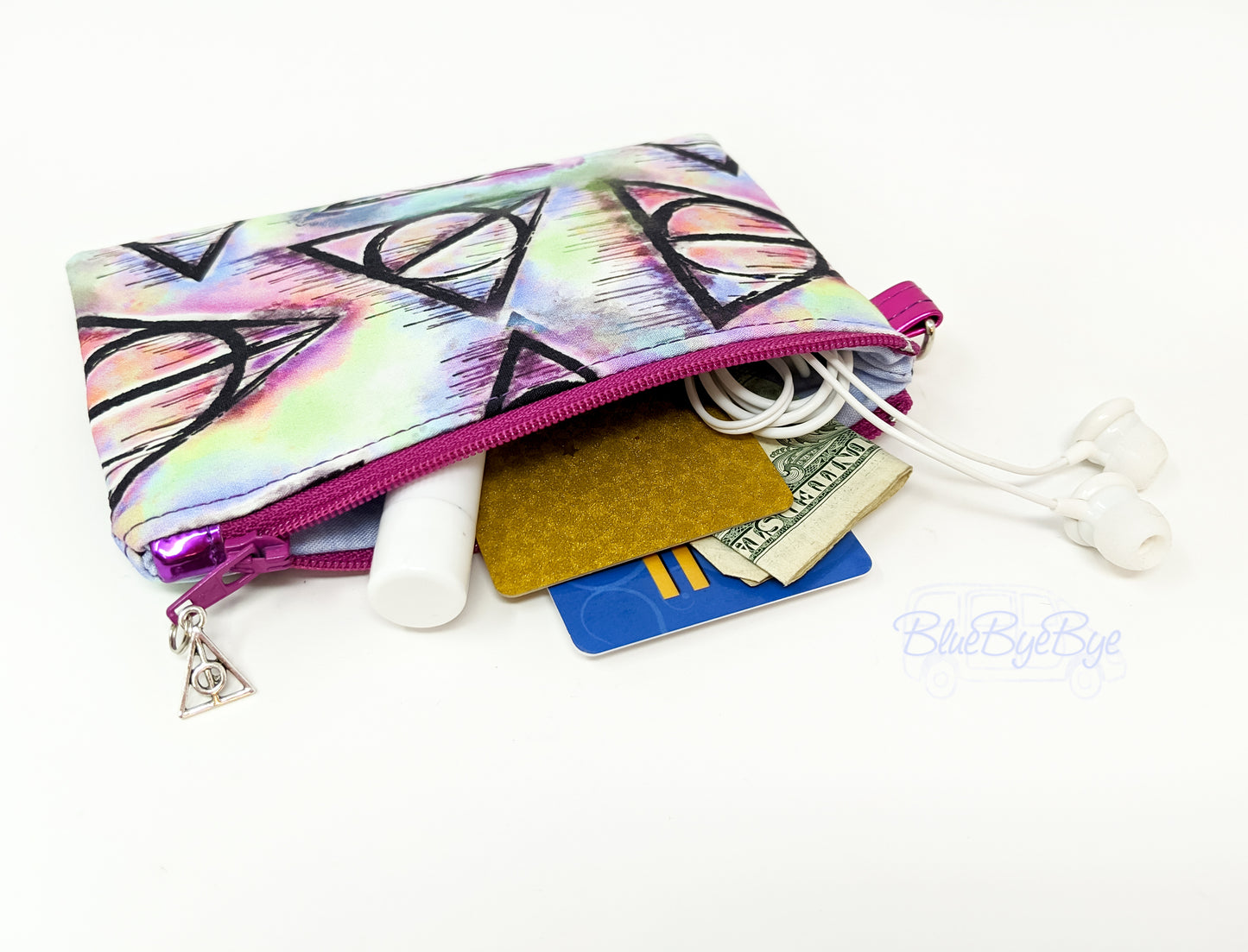 Zipper Pouch for Cards, Coins, Cash, Lip Balm....all those things
