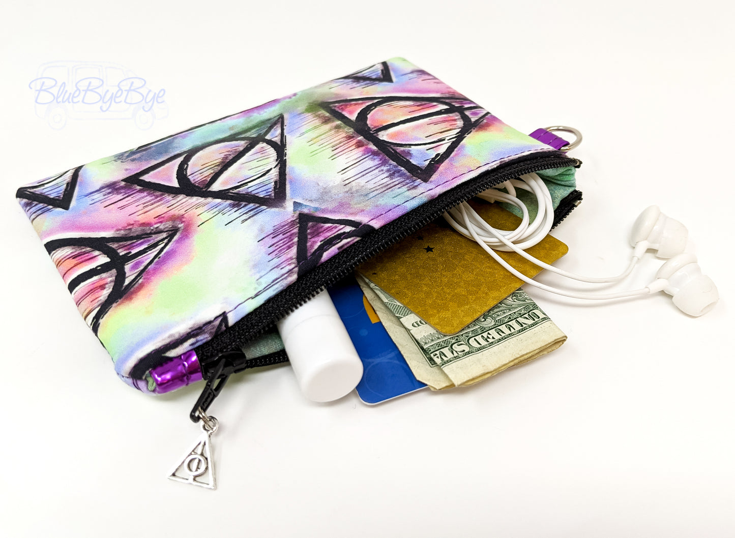 Zipper Pouch for Cards, Coins, Cash, Lip Balm....all those things
