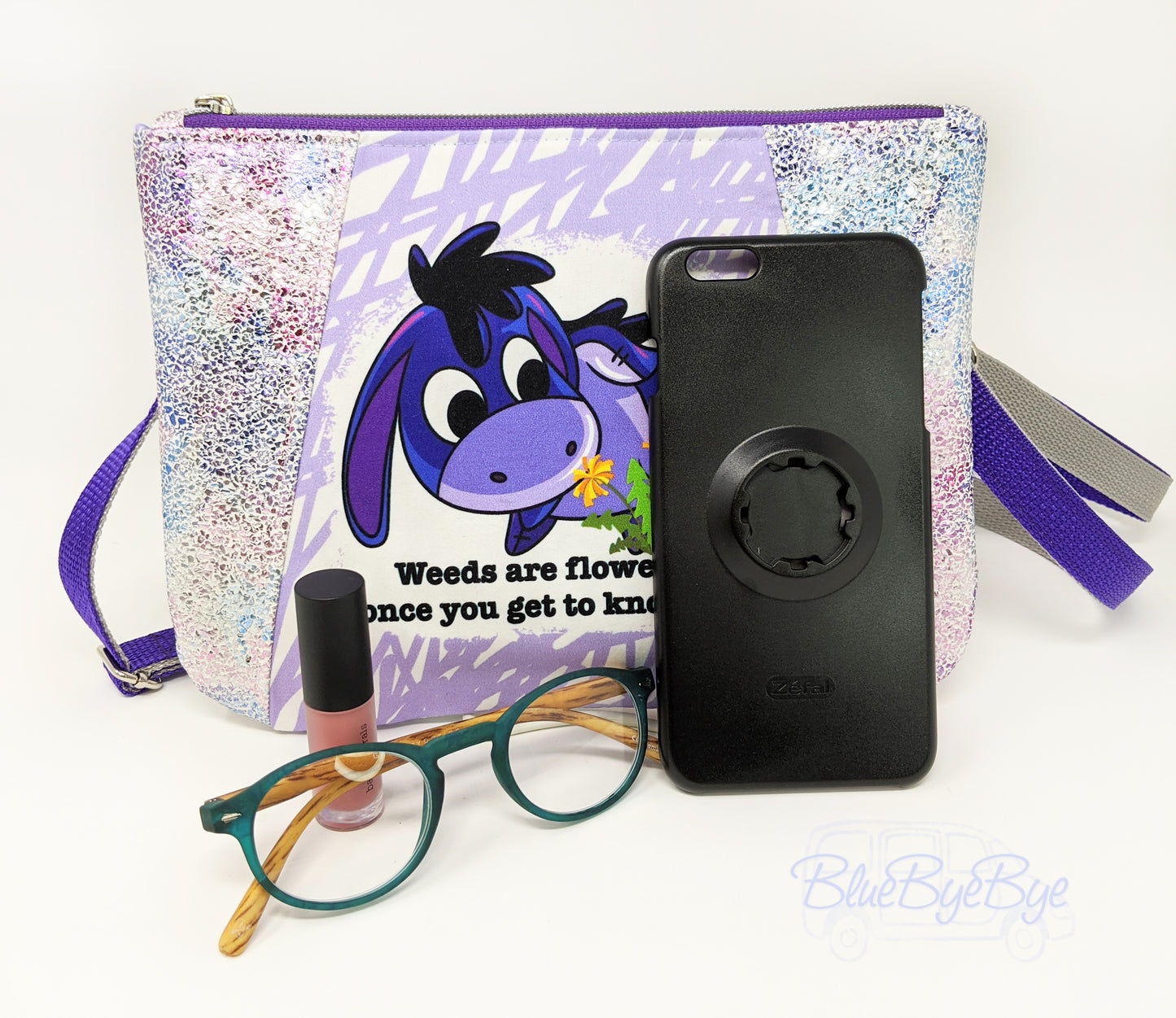 Weeds and Flowers Crossbody Bag