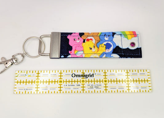 Colorful Bears Key Fob