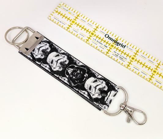 Key Fob Keychains with Two Clasps