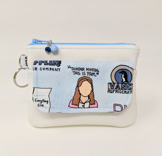Solar Changing Vinyl Card & Coin Zipper Wallet