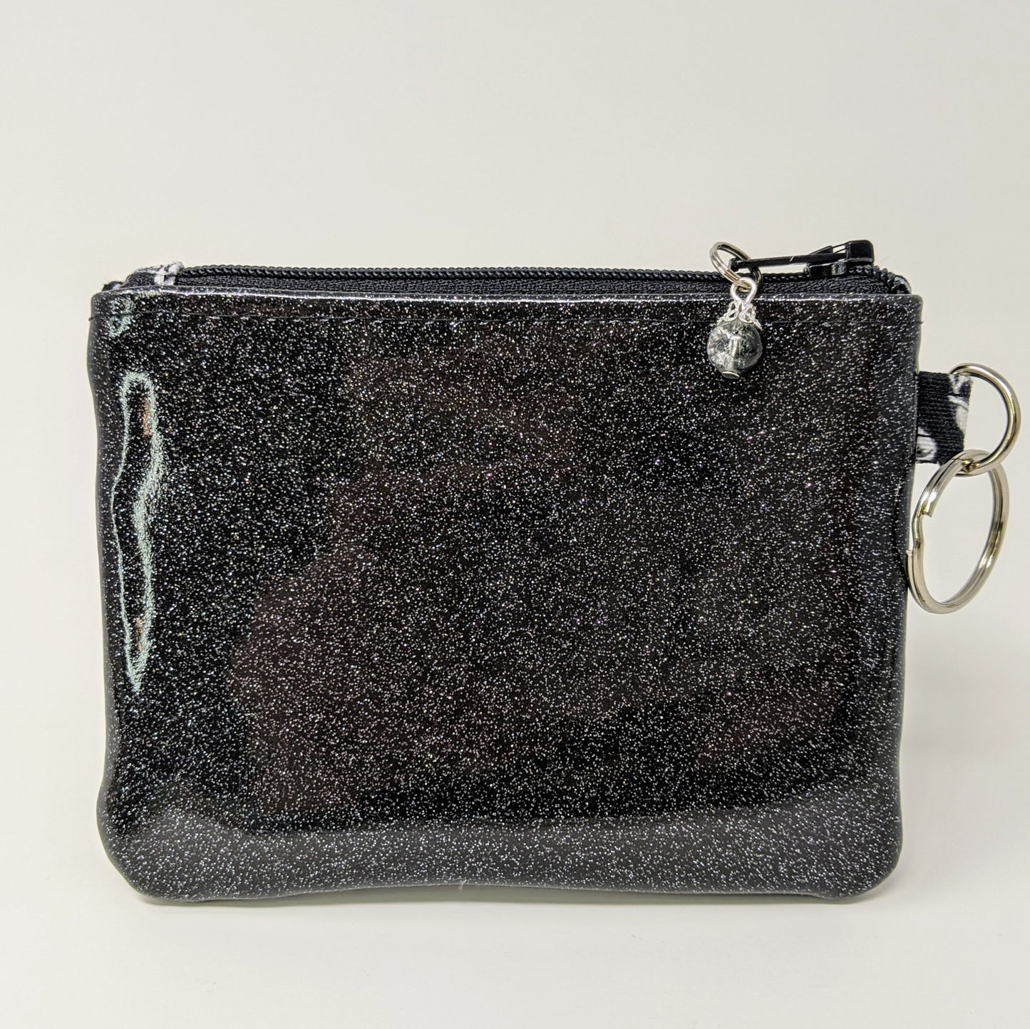 Card & Coin Holder with Pocket, Lanyard or Keychain Wallet