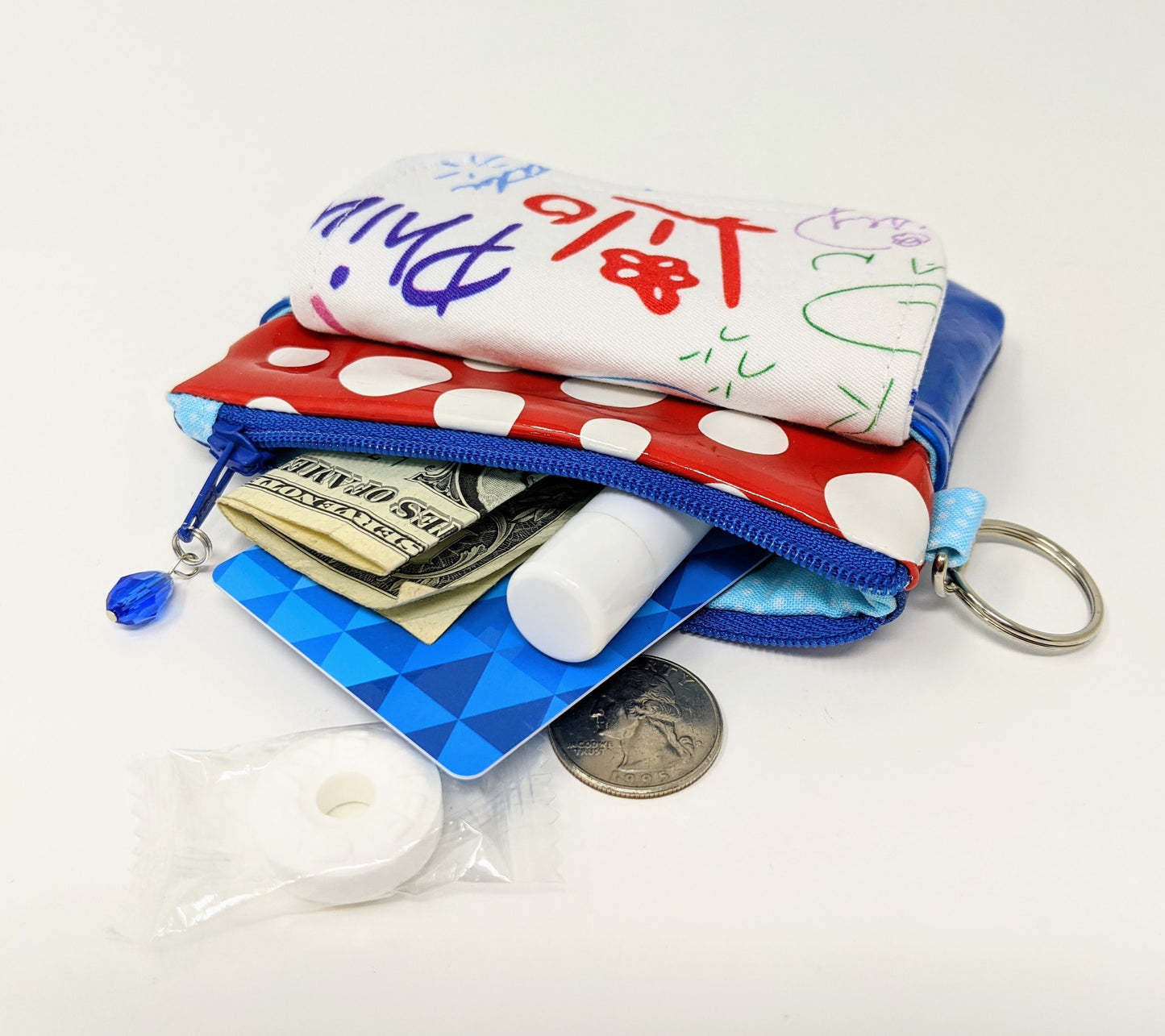 Best Friends Pouch with Snap Pocket, Card Holder