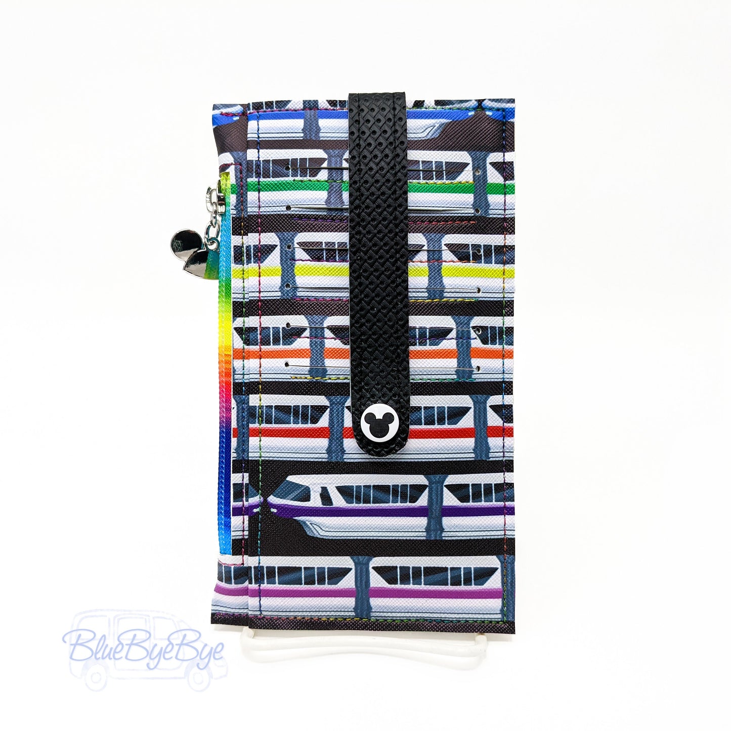Slim Card Holder Wallet with Zipper Coin Pouch