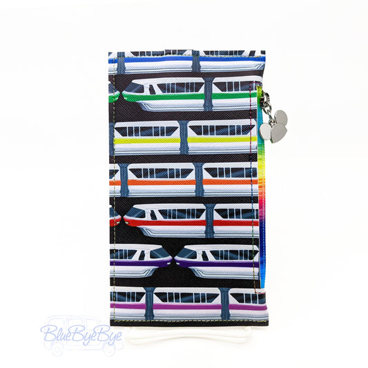 Slim Card Holder Wallet with Zipper Coin Pouch